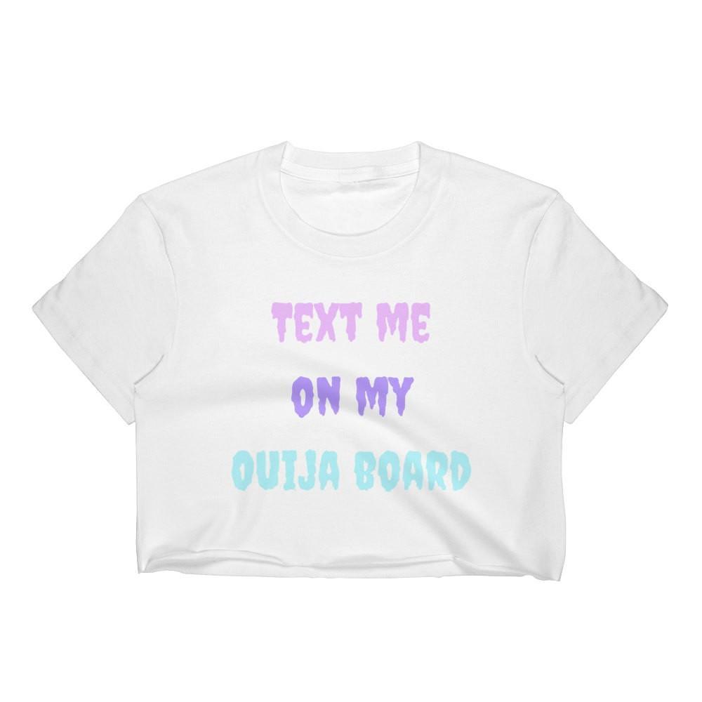 Text Me On My Ouija Board Pastel Goth Top