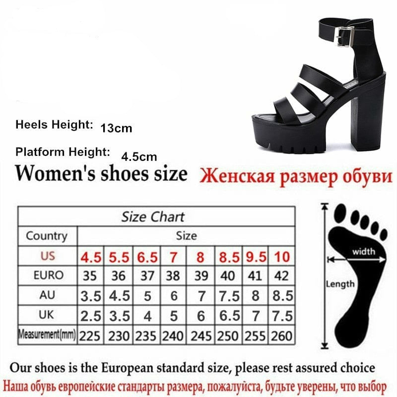 Kinky Cloth Thick Heel Platform Sandals