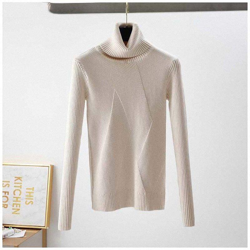 Kinky Cloth 200000373 Beige / One Size Thick Sweater Pullovers Long Sleeve