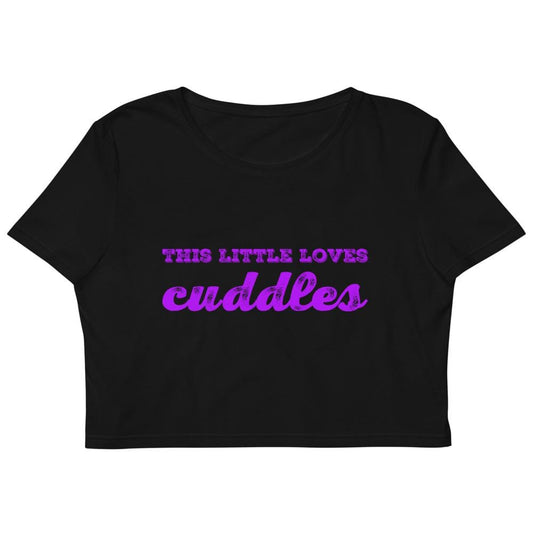 Kinky Cloth XS This Little Loves Cuddles Violet Organic Crop Top