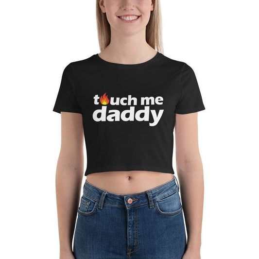 Kinky Cloth Black / M/L Touch Me Daddy Crop Top Tee