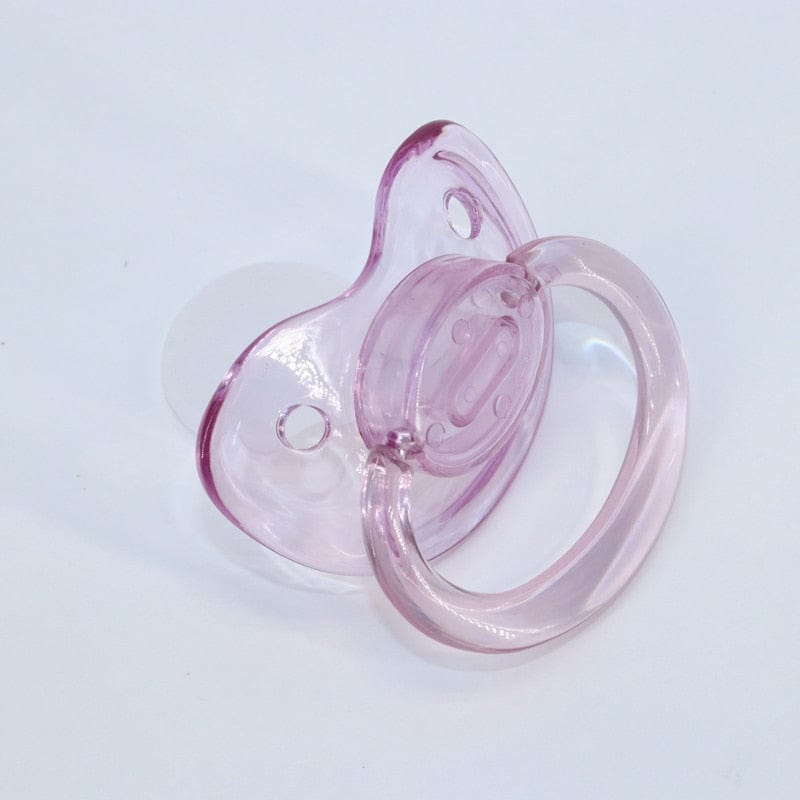 Kinky Cloth Transparent Adult Size Pacifier