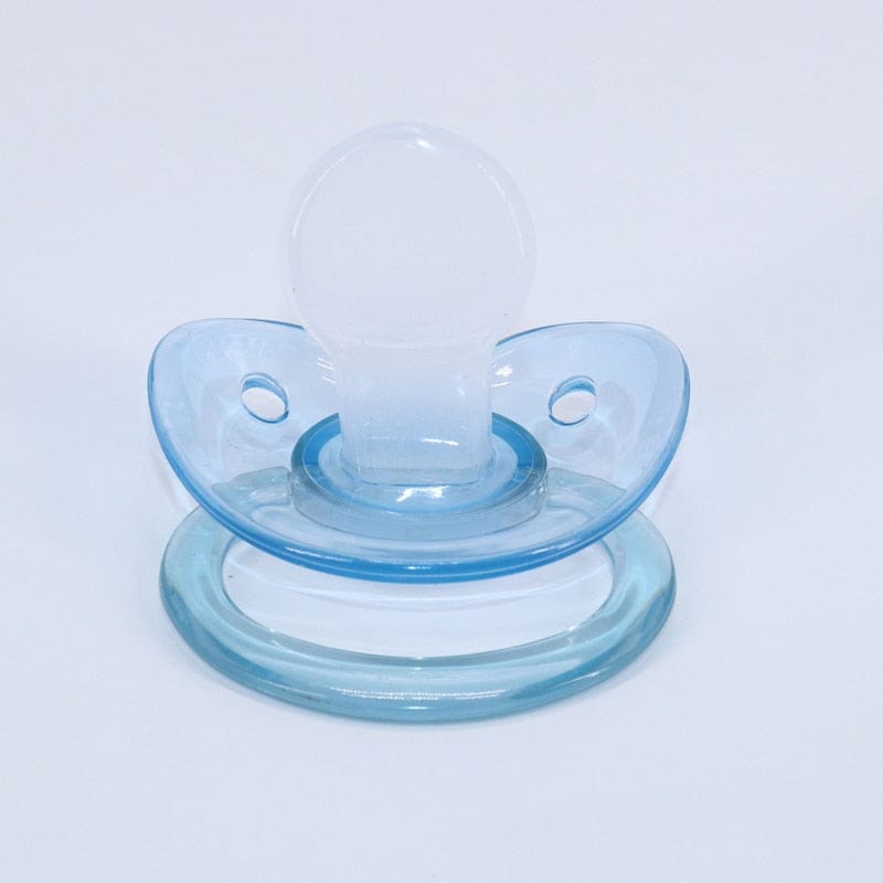 Kinky Cloth Transparent Adult Size Pacifier