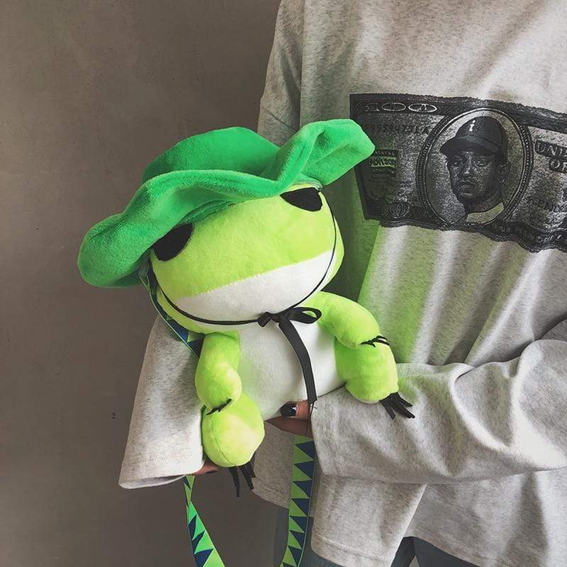 Kinky Cloth 200001420 Travel Frog Anime Plush Backpack