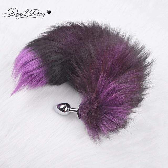 Kinky Cloth Purple Twilight Tail Plugs