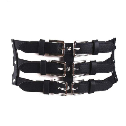 Kinky Cloth 200000298 Ultra Leather Belt Corset Harness