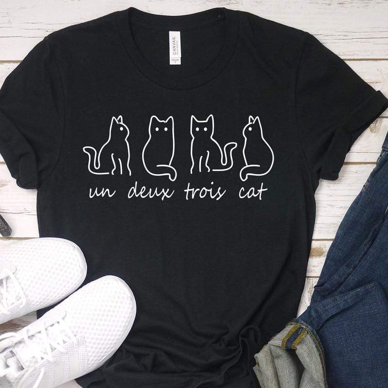 Kinky Cloth Un Deux Trois Cat T-shirt