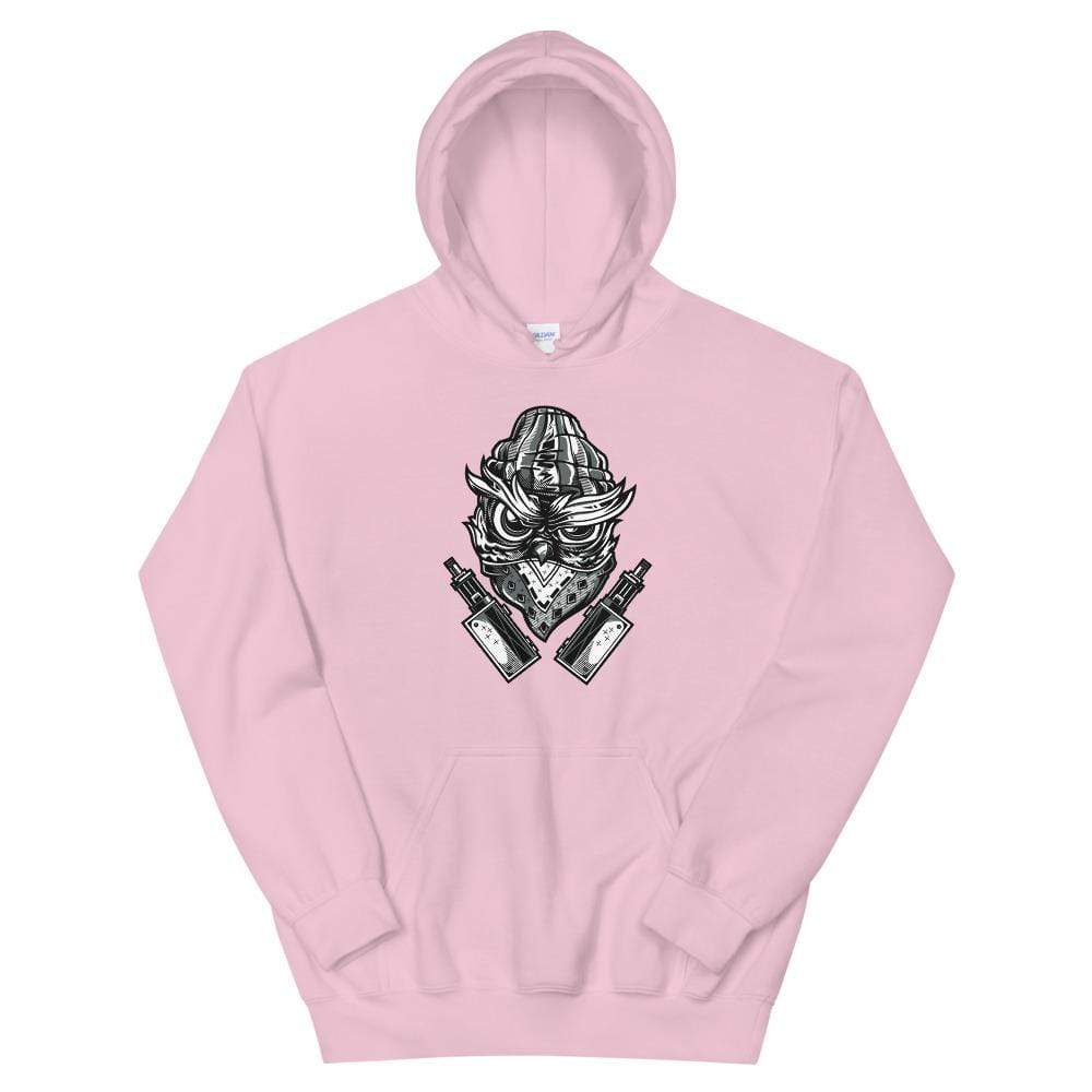 Kinky Cloth Light Pink / S Vape Owl Unisex Hoodie