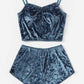 Kinky Cloth Lingerie Blue / L Velvet Pajamas