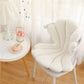Kinky Cloth 100001765 White / 75X50X6cm Velvet Seashell Chair Seat Cushion