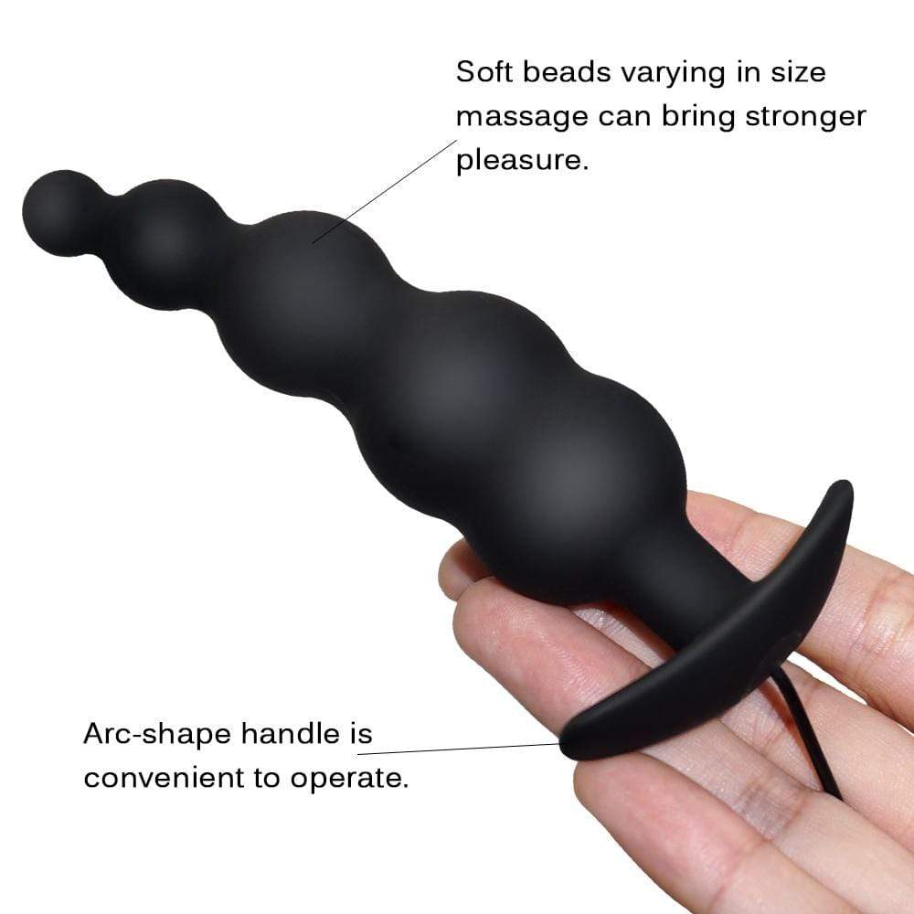 Vibrator Beads 12 Mode Prostate Massager Vibrating Plug