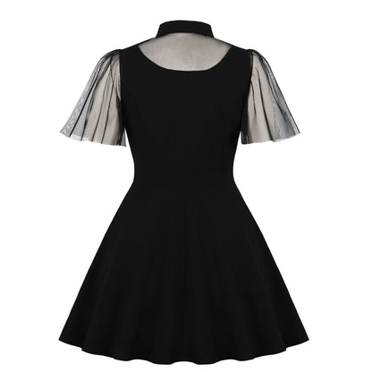 Kinky Cloth 200000347 Vintage Black Gothic Dress