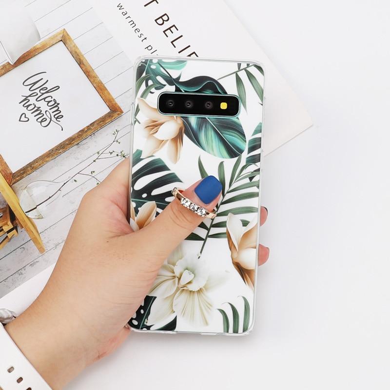 Kinky Cloth 380230 Style1 / For Note 10 Pro Vintage Flower Leaf Phone Case For Samsung