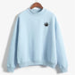 Kinky Cloth Blue / XL Weed Leaf Emblem Sweatshirt