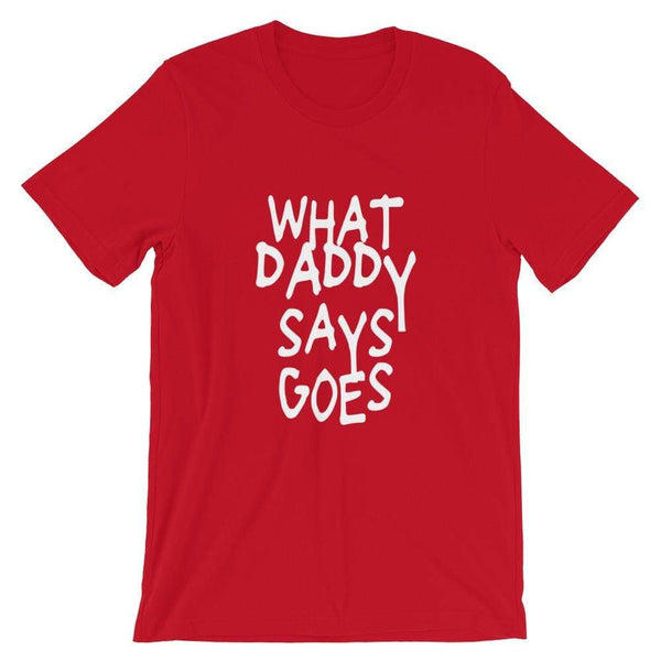 What Daddy Says Goes T-shirt Cute and Comfy – Kinky Cloth