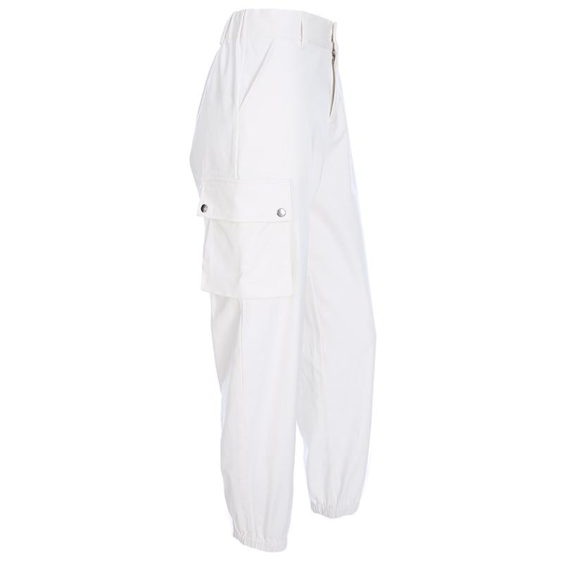 Kinky Cloth 200000366 White / L White Cargo Pants