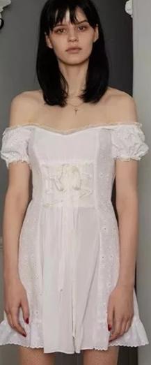 White Victorian Summer Dress