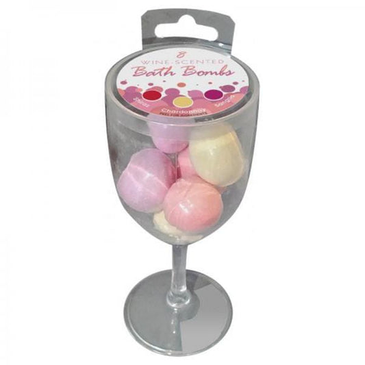 Kheper Games Lubes & Lotions Wine Scented Bath Bombs (8pc)
