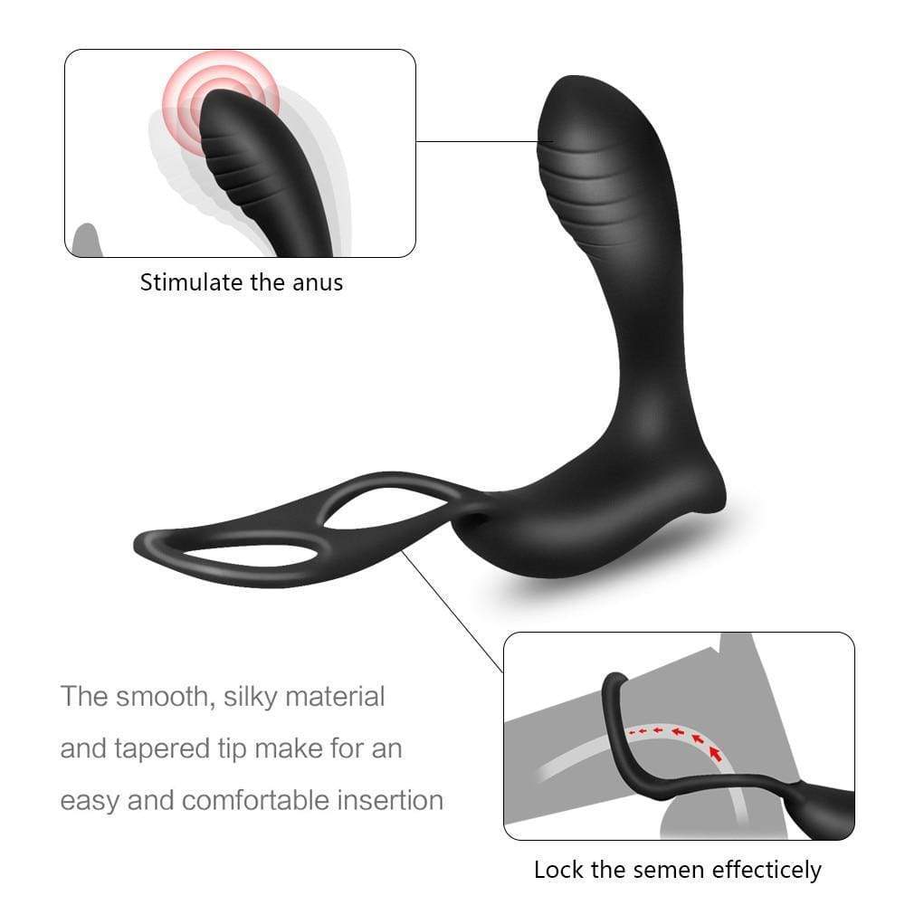 Kinky Cloth 200001516 XLT Male Prostate Vibrator Plug w/ Remote Control