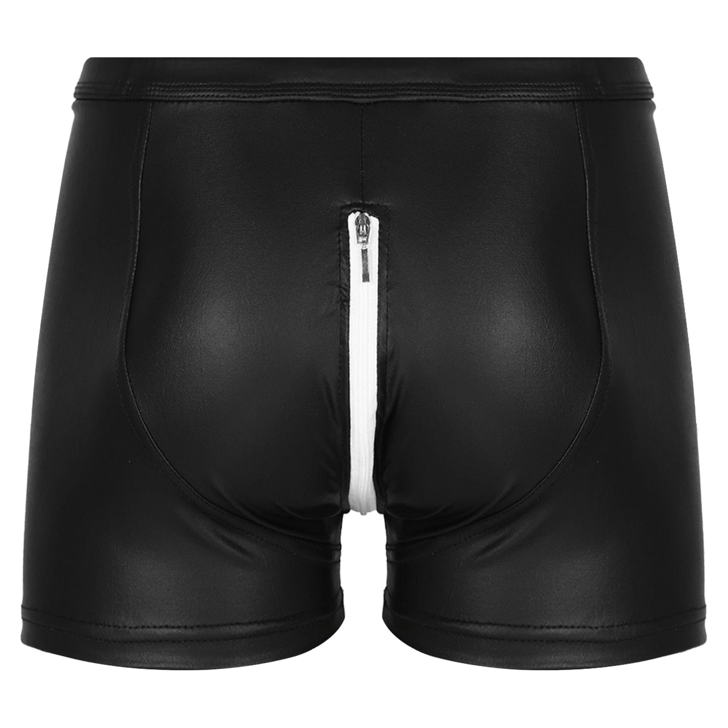 Kinky Cloth Zipper Crotch Boxers Shorts