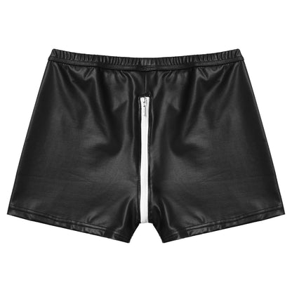 Kinky Cloth Zipper Crotch Boxers Shorts
