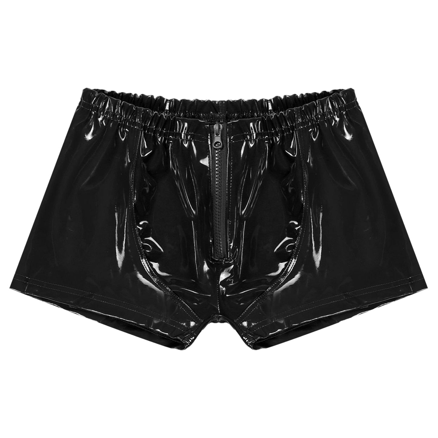 Kinky Cloth Zipper Front Boxer Briefs Shorts