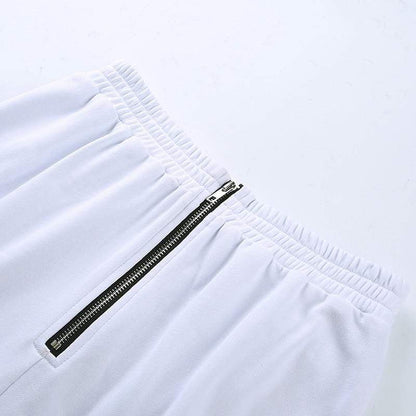Kinky Cloth 200000366 Zipper Loose White Sweatpants
